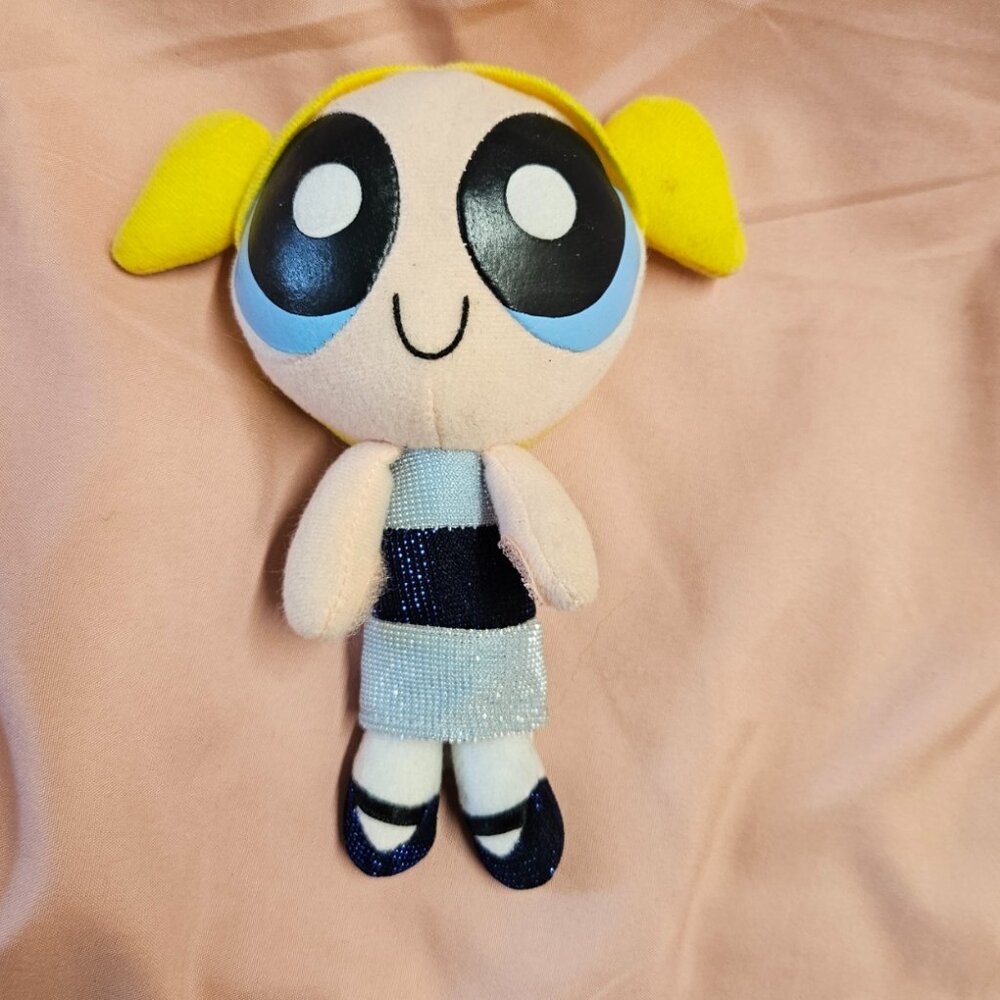 Vintage PowerPuff Girls Bubbles Plush Applause Cartoon Network Doll